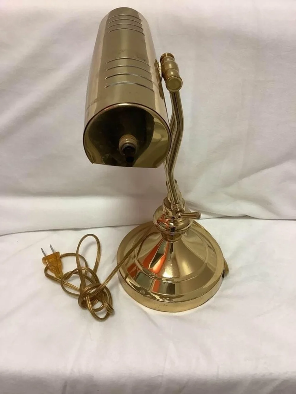 Brass Piano / Desk Lamp - Polished Brass Finish